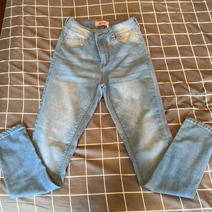 Light denim jeans